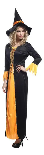 Disfraz Mujer De Bruja Hechicera Halloween - Imagen 4