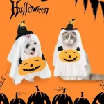 Disfraz Perro Fantasma Raza Mediana Grande Halloween - Imagen 8