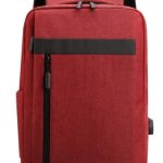 Mochila Casual Resiste Al Agua Notebook 15'' Burdeo