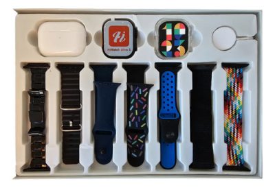 Smartwatch I20 + Audífonos + 7 Correas - Imagen 3