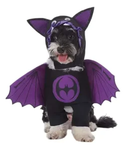 Disfraz Batman Morado Halloween Perro Pequeña - Imagen 5