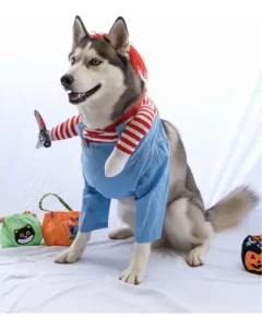 Disfraz Chucky Perro Raza Grande Mediano Halloween - Imagen 7