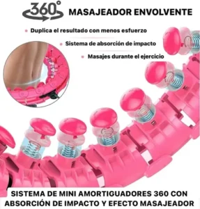 Aro Smart Hula Hoop Ajustable Hasta 90cm