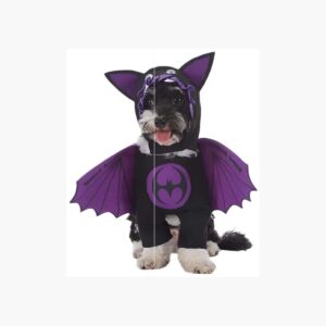 Disfraz Batman Morado Halloween Perro Pequeña