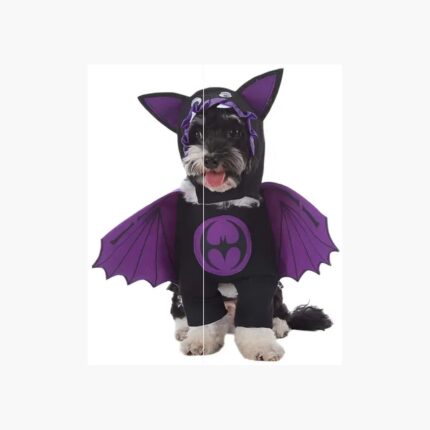 Disfraz batman morado halloween perro pequena portada