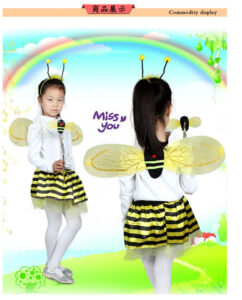 Disfraz Corporal De Abejita Unisex Para Niños Y Niñas Ideal Para