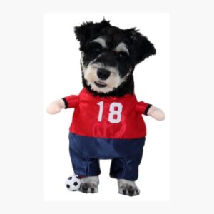 Disfraz De Futbolista Para Perro Halloween Camiseta Roja