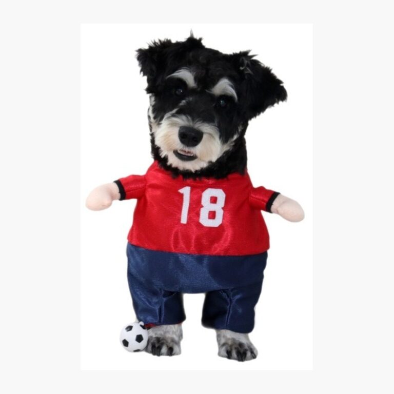 Disfraz de futbolista para perro halloween camiseta 01