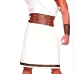 Disfraz De Gladiador Romano Para Hombres Halloween, Soldado Romano