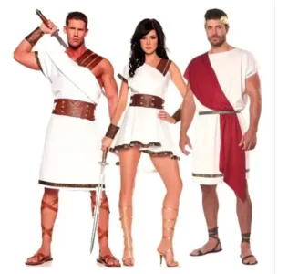 Disfraz De Gladiador Romano Para Hombres Halloween, Soldado Romano