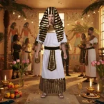 Disfraz De Hombre Faraón Egipcio O Pharaon Adulto Halloween Y