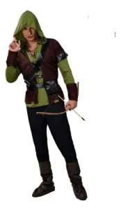 Disfraz De Hombre Robin Hood Para Adulto - Héroe Del Bosque Verde