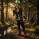 Disfraz De Hombre Robin Hood Para Adulto - Héroe Del Bosque Verde