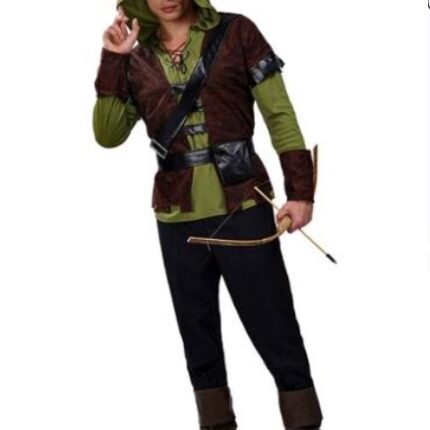 Disfraz De Hombre Robin Hood Para Adulto - Héroe Del Bosque Verde