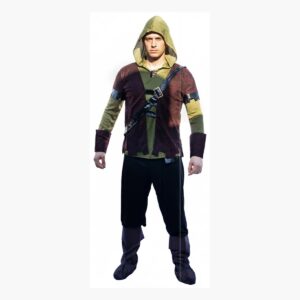Disfraz De Hombre Robin Hood Para Adulto - Héroe Del Bosque Verde