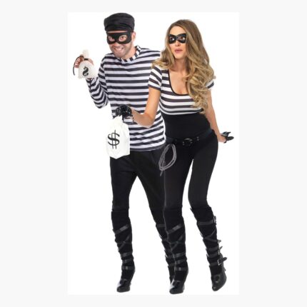 Disfraz de ladron para hombre halloween con antifaz 02