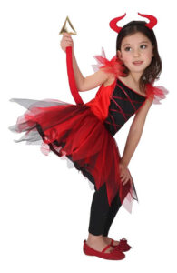 Disfraz De Niña Diablita Halloween