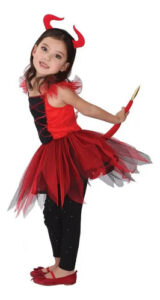 Disfraz De Niña Diablita Halloween