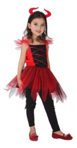 Disfraz De Niña Diablita Halloween