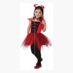 Disfraz De Niña Diablita Halloween