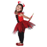 Disfraz De Niña Diablita Halloween
