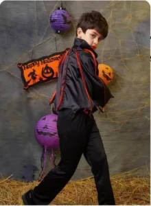 Disfraz De Niño Vampiro Halloween Dracula 100cm A 140cm
