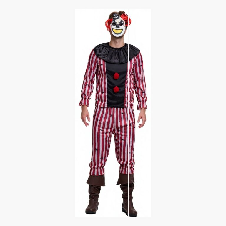 Disfraz de payaso diabolico para hombre halloween 01