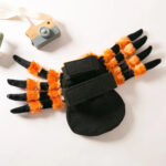 Disfraz De Perro Tarantula Naranja Negra Halloween