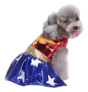 Disfraz De Perro Wonder Dog Super Mujer Maravilla Halloween