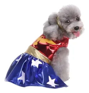 Disfraz De Perro Wonder Dog Super Mujer Maravilla Halloween