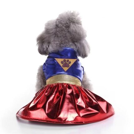 Disfraz De Perro Wonder Dog Super Mujer Maravilla Halloween