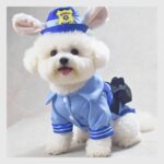 Disfraz De Policía Para Perro Con Gorro - Imagen 3