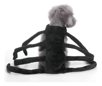 Disfraz De Tarantula Negra Gigante Para Perro Halloween