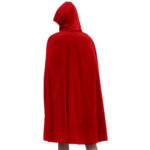 Disfraz Halloween Caperucita Roja Sexy Con Capa, Deluxe