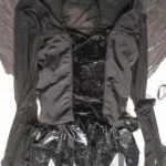 Disfraz Halloween Mujer Angel Negro Accesorios Varios