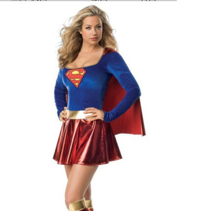 Disfraz Halloween Super Woman Super Girl Sexy Accesorios Incluidos