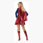 Disfraz Halloween Super Woman Super Girl Sexy Accesorios Incluidos