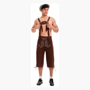 Disfraz Hombre Bávaro Alemán Oktoberfest Tipo Leñador Pantalons