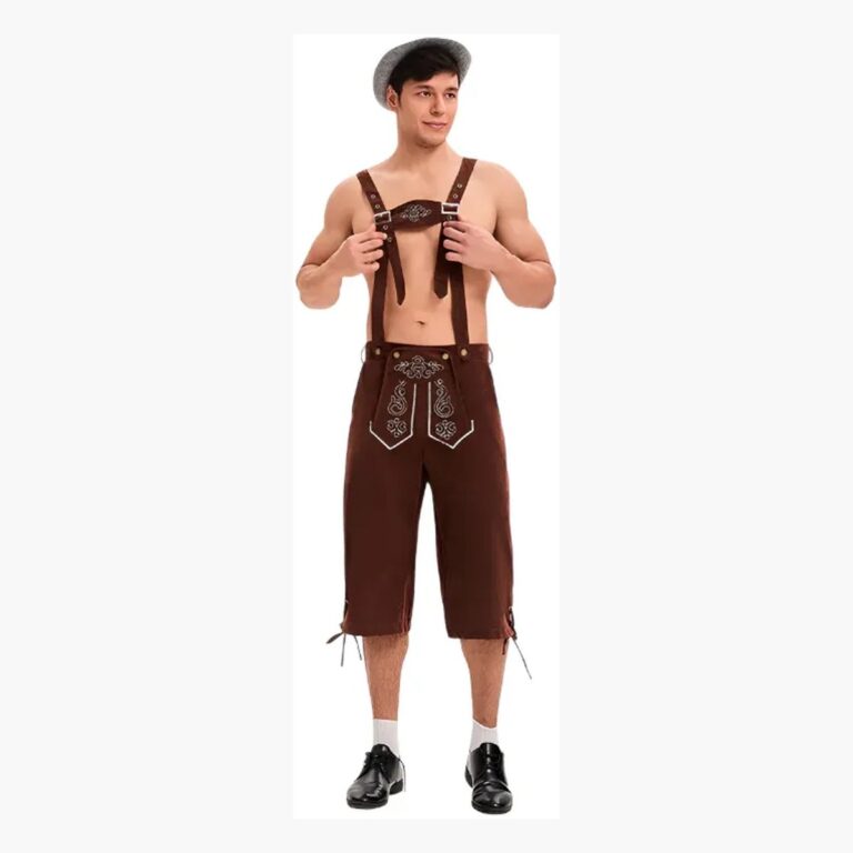 Disfraz hombre bavaro aleman oktoberfest tipo lenador pantal portada