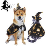 Disfraz Para Perro O Gato Bruja/hechicero/brujo Halloween
