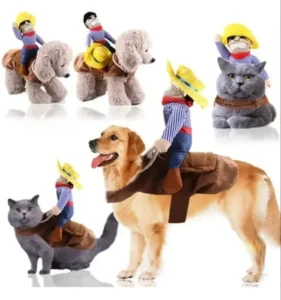 Disfraz Para Perro O Gato Jinete Vaquero Halloween