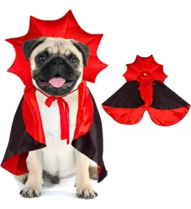Disfraz Perro Drácula Capa Vampiro Halloween