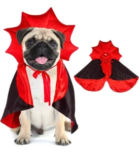 Disfraz Perro Drácula Capa Vampiro Halloween