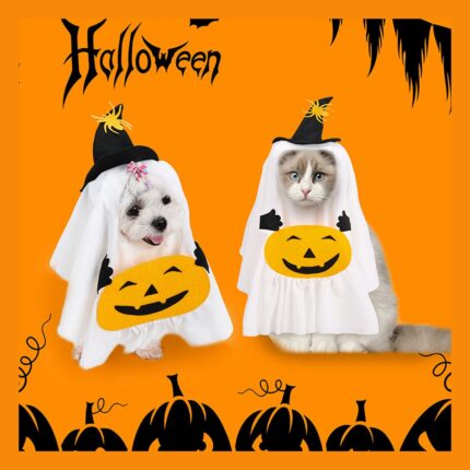 Disfraz perro fantasma raza mediana pequena halloween portada
