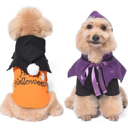 Disfraz Perro Happy Halloween Calabaza Fantasma Mascota Gato