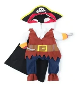 Disfraz Pirata Gato Perro Raza Pequeña Halloween Tallas