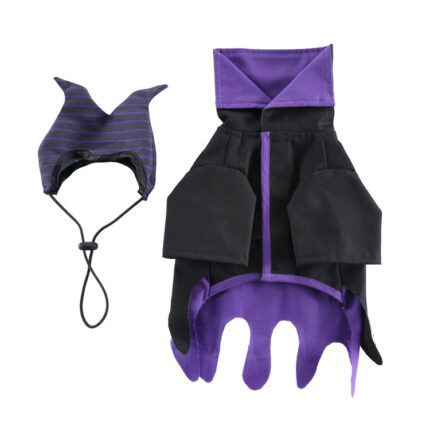 Disfraz Premium De Maléfica / Bruja Oscura Para Perro