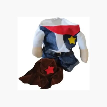Disfraz vaquero gato perro raza pequena halloween sheriff portada