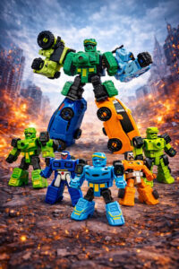 Robot Transformer 5 En 1 Decepticons Niños