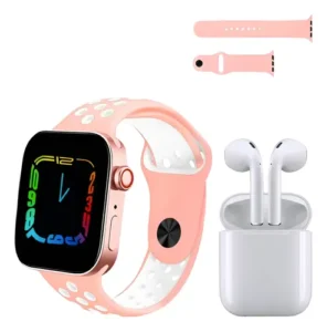 Smart Watch T55 Pro Max + Audífonos 2 correas